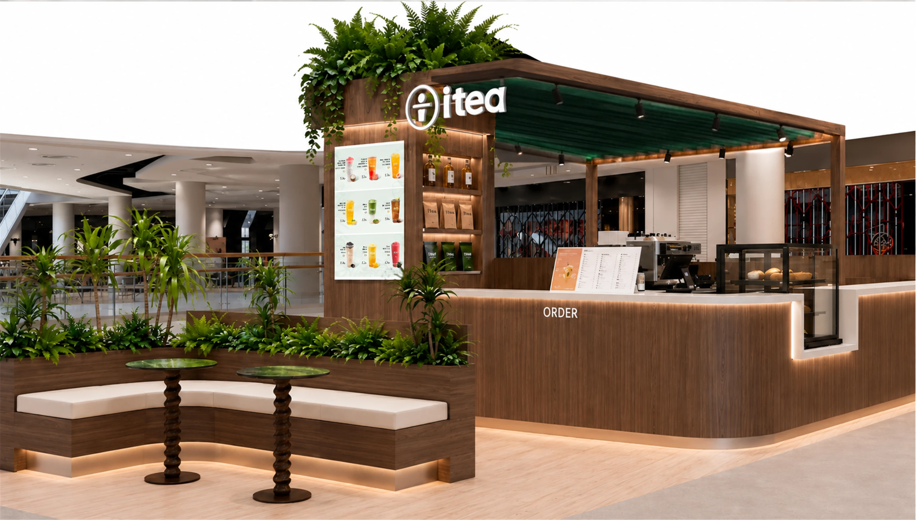 iTEA store interior in Singapore